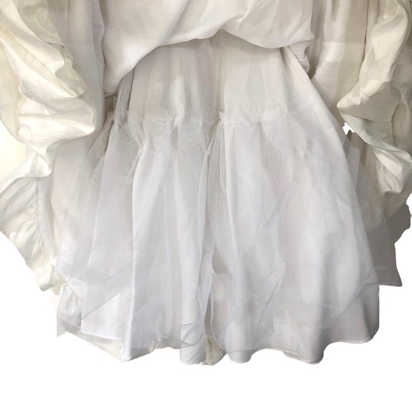 Designer Exquisite White Flower Girl Dress 3 - Picture 13 of 16
